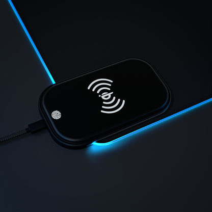 LED Gaming Mouse Pad + Wireless Phone Charging